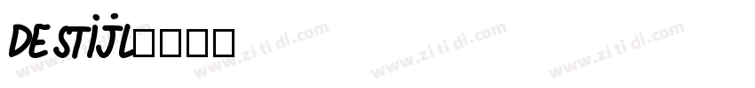de stijl字体转换